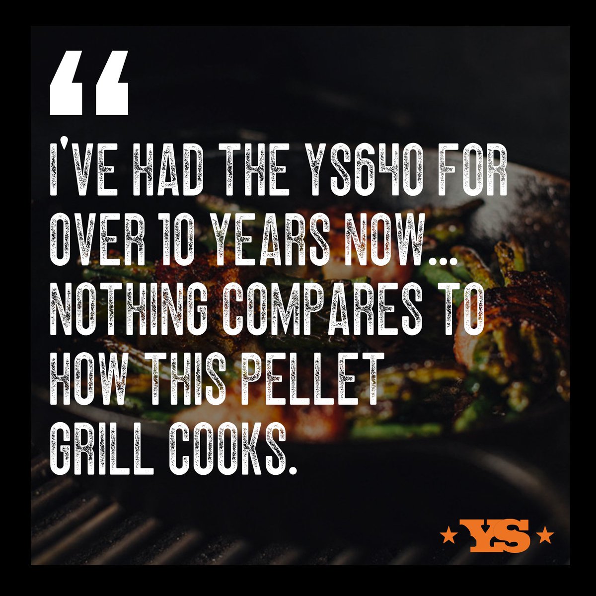 Flame-grill, smoke, and bake on the same cooker. The results speak for themselves. . Learn more about the YS640S: bit.ly/37nGKpC . #americanmade #yodersmokers