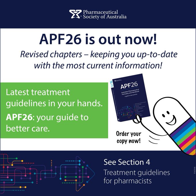 APF26 is out NOW!! Make better care your priority. APF26 contains important updates on Compounding that all pharmacists who compound (from straightforward creams to complex sterile medicines) need to know Grab your copy here: buff.ly/3uovVT0 @PSA_National