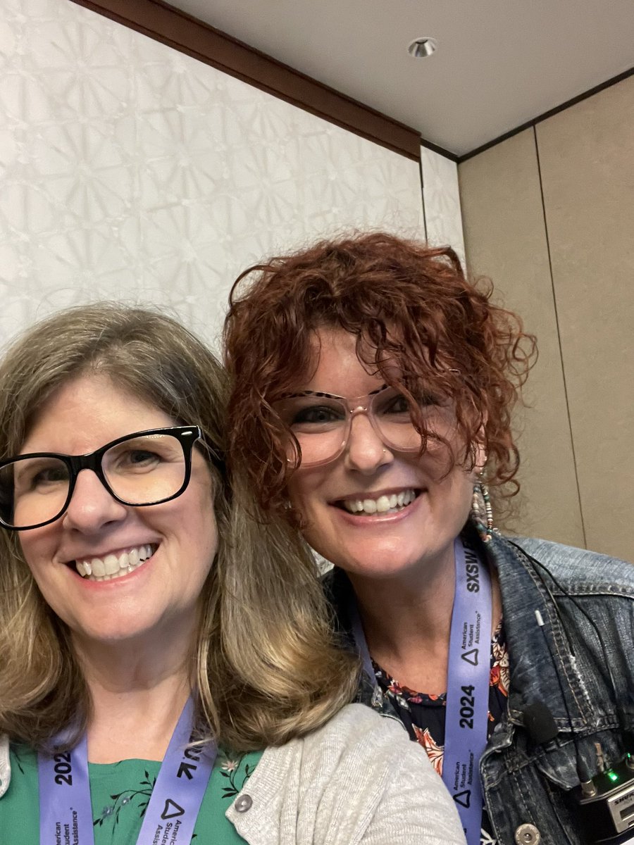 Great day at <a href="/SXSWEDU/">SXSW EDU</a> and got to hear the fantastic team from <a href="/CAST_UDL/">CAST</a> talk about #InclusiveTechnology.  Even got a pic with The <a href="/ksuding/">Kelli Suding, M.Ed., CPACC</a> my #ATchat pal.