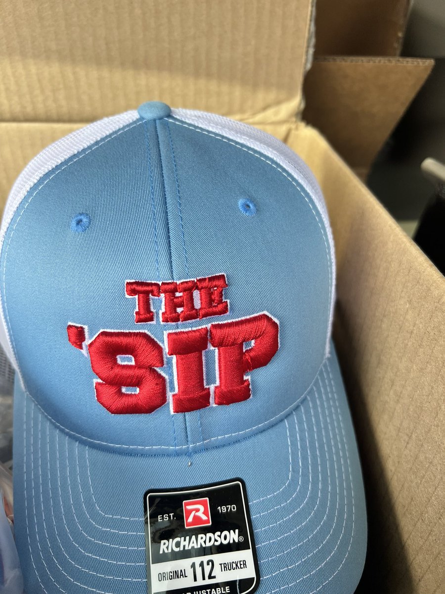 Just got the powder blue Sip hat back in stock 

retweet if you want one 

linktr.ee/omrebelnation/…