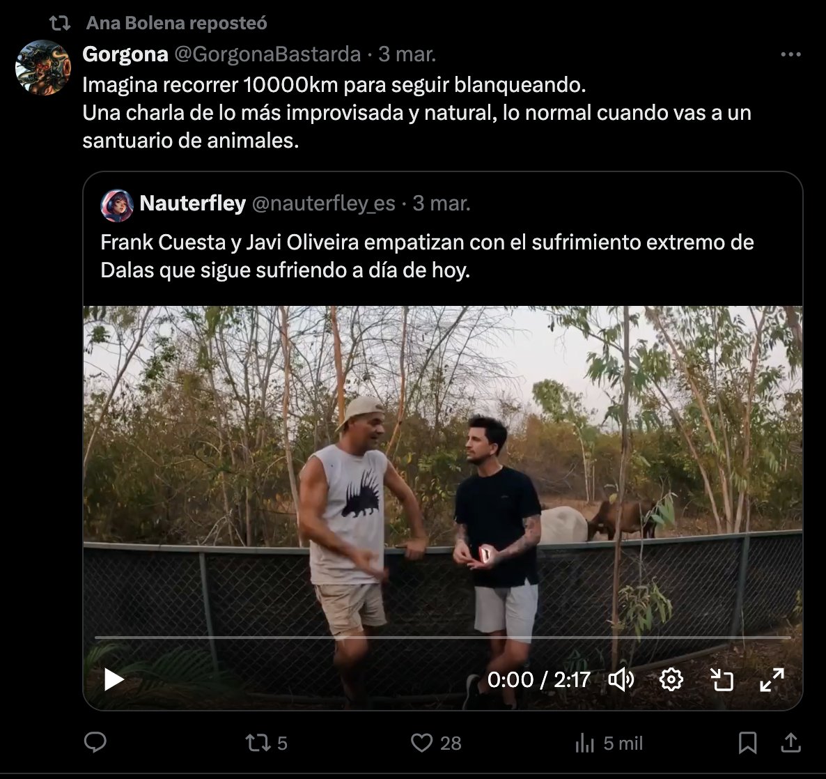 Ni a 10000Km os olvidáis de El , tenéis la campanita activada?
Que obsesión!
