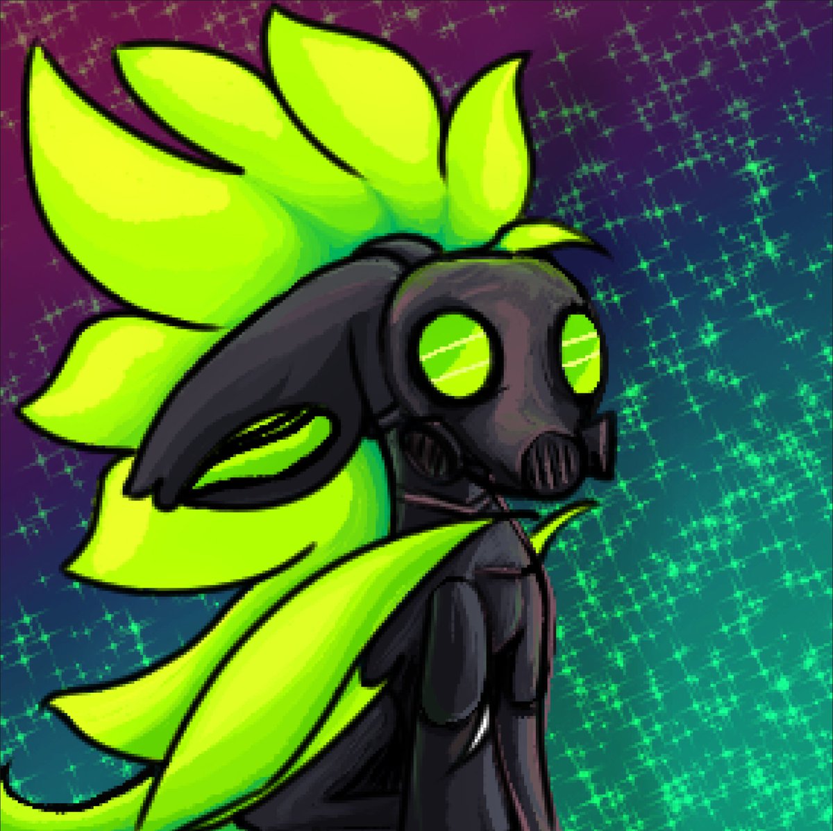 Wanted to draw your OC since I met you recently <a href="/uufojj/">umm</a>. It was a complete joy to go this format with the hand shading. I hope you can enjoy it.