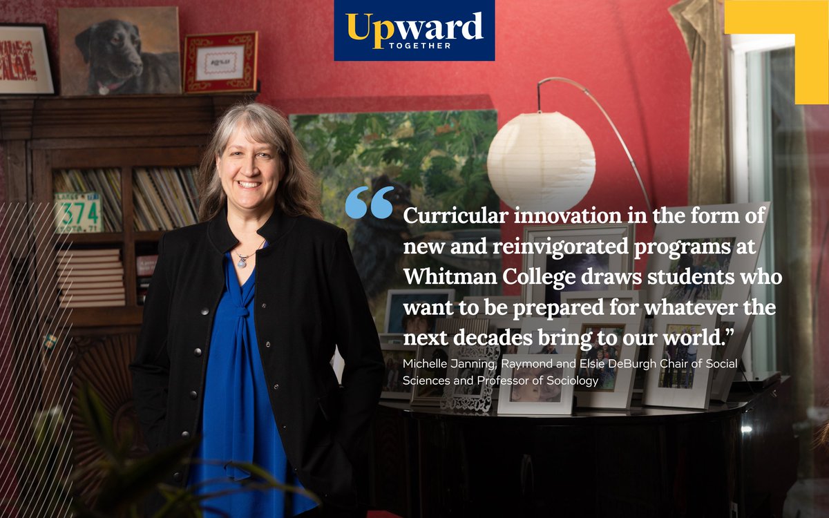 At Whitman, academic excellence is what we're about. By collaborating with faculty members, we can empower the next generation of leaders ⭐ #UpwardTogether 🏔️ Read more about how Whitman’s advancing academic programs through elevating academic excellence bit.ly/4c23Th5
