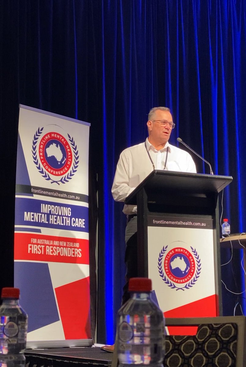 One highlight from day one at #FMHC24 was a presentation from my colleagues @FRNSW on a creative and powerful new approach to supporting our firefighters with mental health problems. Well done Sam, Andrew and the charming Billy Mac.