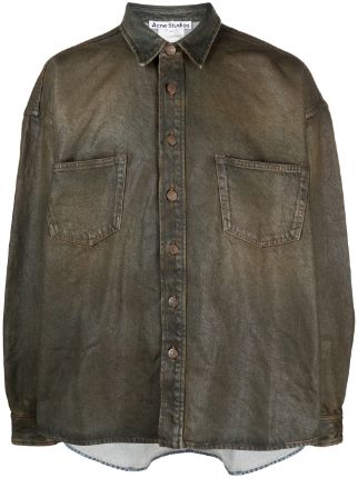 231103 쇼타로 아우터 멤버:쇼타로 브랜드:Acne studios 제품명:wax-coated denim shirt jacket #라이즈옷장 #쇼타로옷장 #riize #riize_dressroom #쇼타로 #라이즈 #라이즈드레스룸 #shotaro