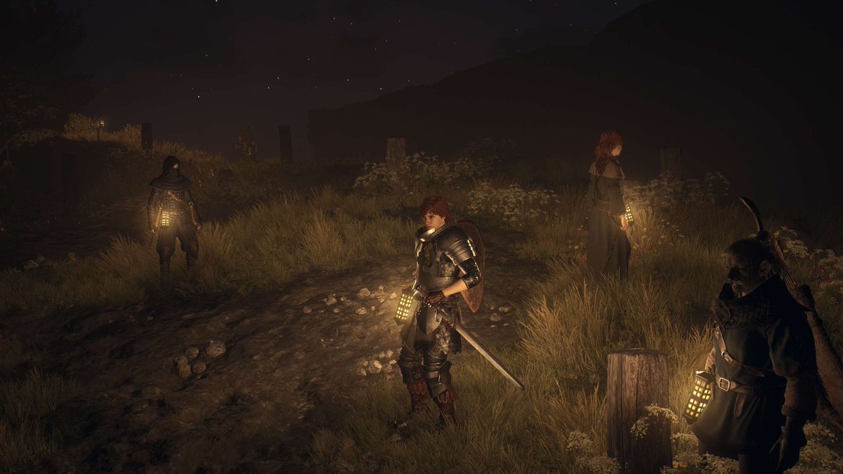 DragonsDogma's tweet image. What Would You Do? #DD2!

You and your party manage to defeat the cyclops. As the dust settles, you realize the sun is setting as well, and darkness is coming. How do you proceed?

Likes → Find somewhere to rest
Reposts  → Light a lantern, and hurry on your way

#DragonsDogma2