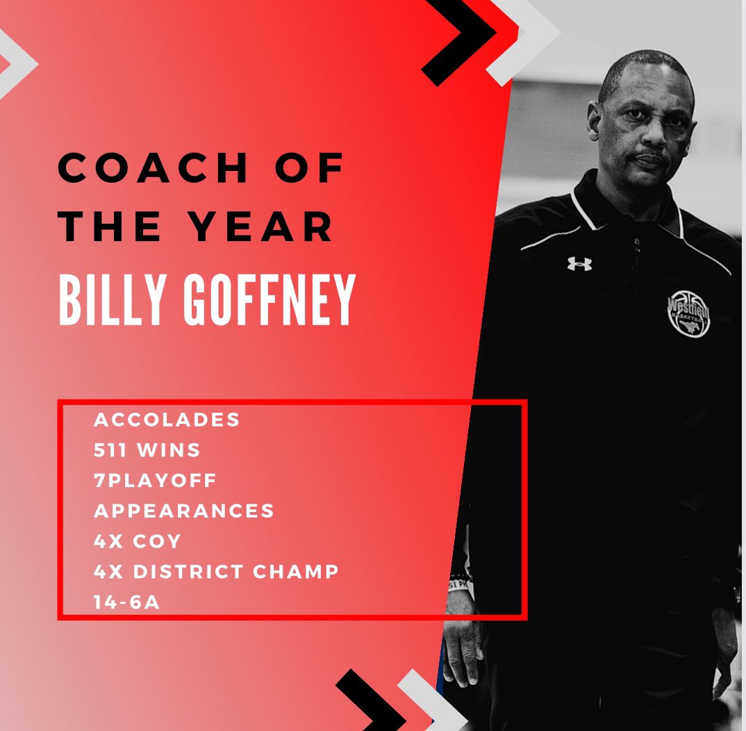 2023-2024 District 14-6A Superlatives 🚨Coach Of The Year 🚨 @GoffneyBill we are proud of you champ. #EllaBlvd @whsmustangs