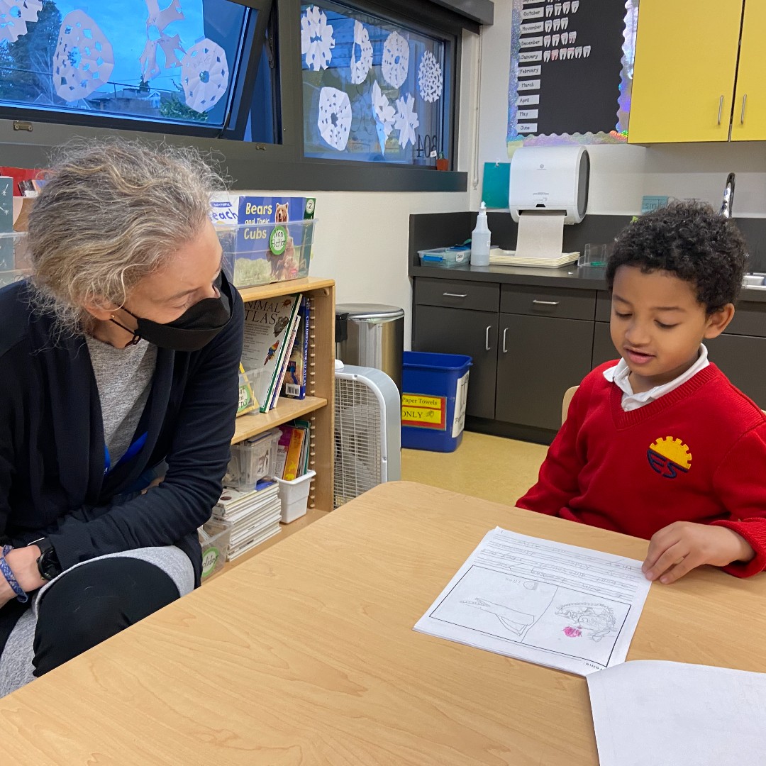 First grade is a year of remarkable and exciting growth, especially in learning to read. At Epiphany School, we work persistently to meet the needs of every student. This means supporting the challenges and extending the strengths of each child.