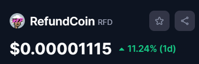 Remember Refund Coin! 🔄💰 #RefundCoin #RFD