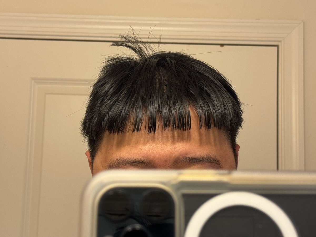 KyashKT's tweet image. Got absolutely obliterated at the barber shop this afternoon.

That lady got me looking like the Maruchan boy.

Like if Crusader Cat fought for the Vietcong.