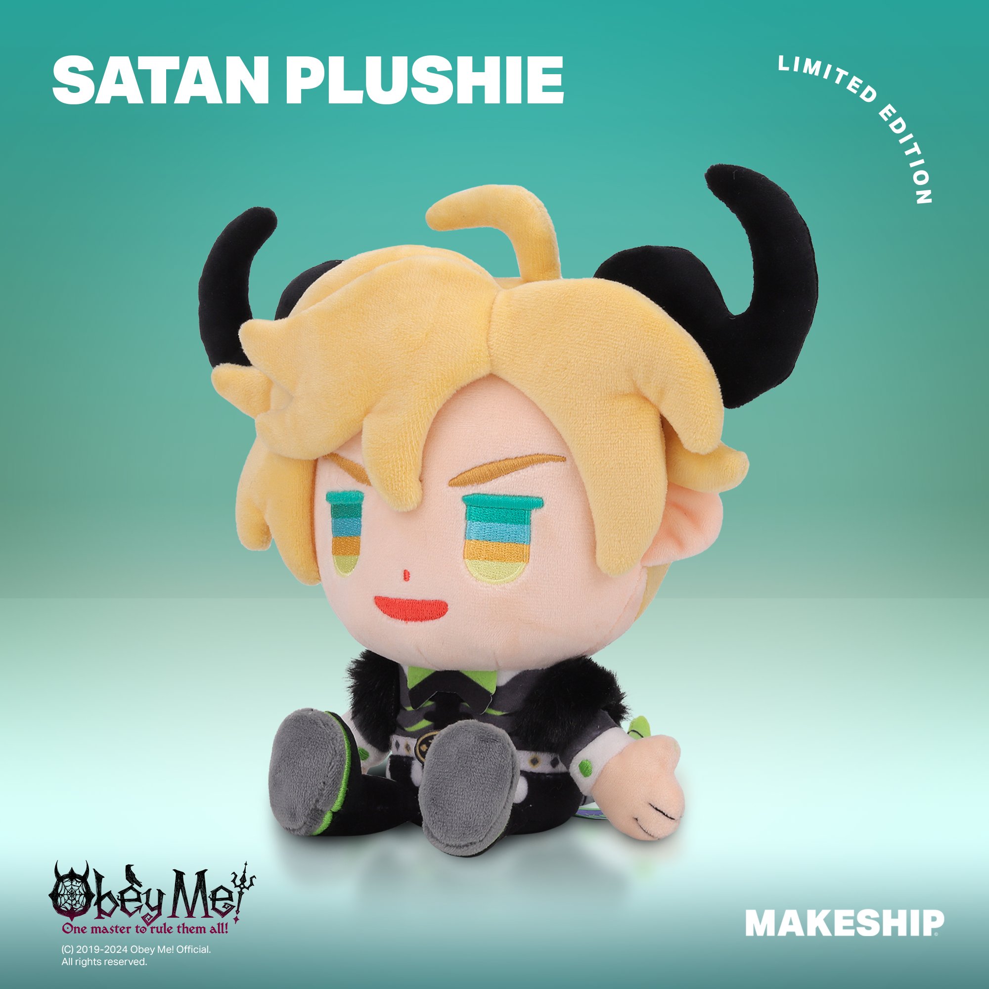 Obey Me！ ベルフェゴール ぬいぐるみ MAKESHIP Beelzebub_V2_Plushie-SV2-P-