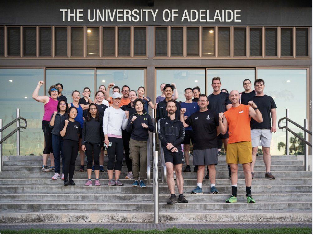 The inaugural #mondaymorningmile was run at 06:30 am on March 4 at the @UniofAdelaide Sport Loop. Congrats everyone! Winner was @jarrodwalsh in 6:52. Thx 4 supporting, Jarrod. More info? mondaymorningmile.com #mindsetmatters #snoozeisforwimps #getupgetoutgetgoing