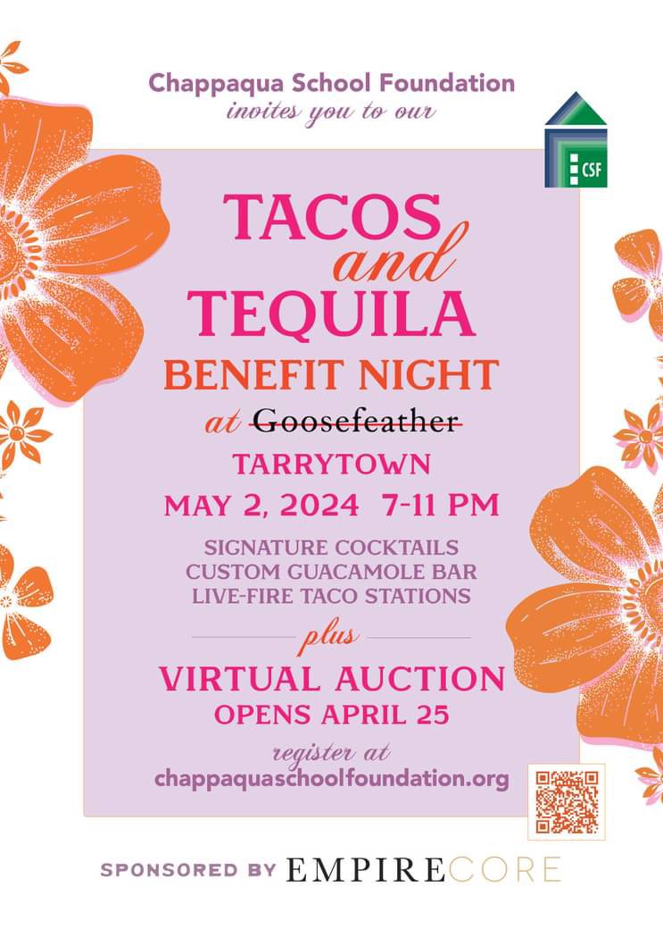 Get ready because the time has come! Secure your tickets now for our vibrant fundraiser: Tacos & Tequila @GoosefeatherNY! Space is limited!!! app.etapestry.com/onlineforms/Ch…