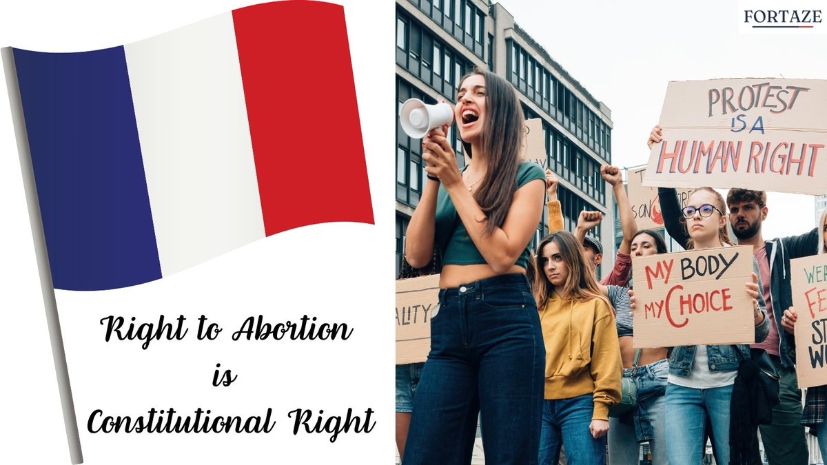 Fortazenews's tweet photo. #NewsUpdates
#France has given its citizens, the "Right to Abortion"
We will eventually find out the consequences of this right to abortion to society.
But, for now, #MyBodyMyChoice activists are happy!
#RighttoAbortion
#righttoabort
#AbortionRights https://t.co/Rspq0xW9W5