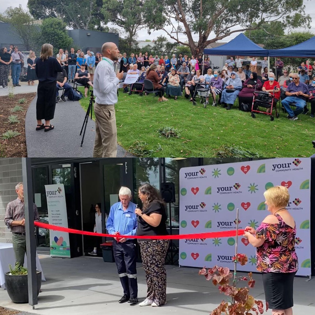 YourCH_org's tweet photo. Our redeveloped Your Community Hub and Darebin Men’s Shed at our Wulempuri Barring (East Reservoir) health centre is officially open! The indigenous name; Bagung Kertheba Dhumba translates to 'gather together yarn'. 

A HUGE thank you to all who joined us; community members, volunteers and staff. With special thanks to @nathanlambertmp, @sheenawattmp, @susannenewton @CityofDarebin and @VicGovDH for their continued support and recognition of the crucial services we provide to the community. 

This space will continue to foster connections and belonging in our community for many years to come. The project was made possible by the Victorian Health Building Authority through their Metropolitan Health Infrastructure Fund (MIHF).
