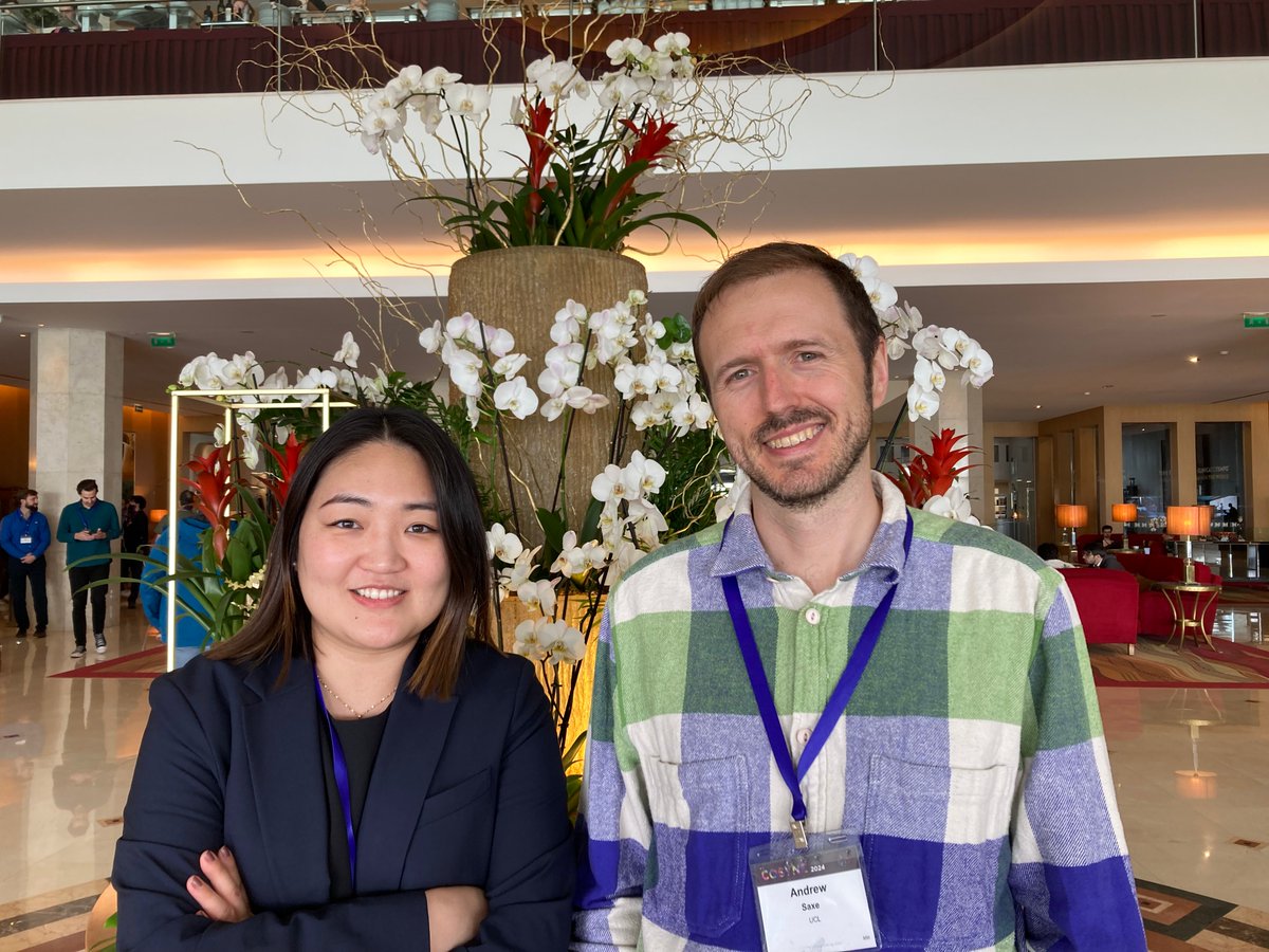 CosyneMeeting's tweet photo. #Cosyne24 Spotlight 🔦

Meet your workshop chairs @SaxeLab &amp; @s_y_chung!!

They are hoping that you take away something you weren't expecting from the workshops! (think psychedelics, multi-omics, more human work, etc.) 👀

PS: Have questions/comments/concerns? Find them tomorrow! https://t.co/DzofXdayXz