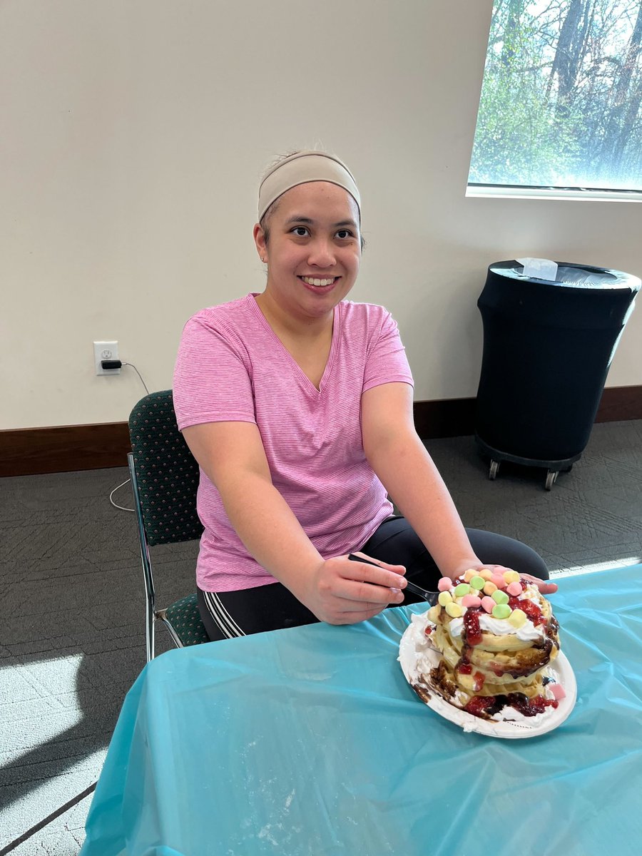 fcclt1's tweet image. Yesterday’s Cooking Circle with Ms. Leah! Friends whipped up some delicious waffles together! 🧇 

#waffles #cookingwithfriends #friends #nonprofit