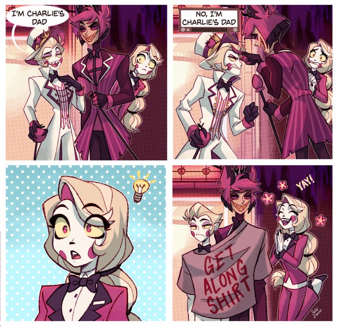 Charlie has two dads #HazbinHotel 