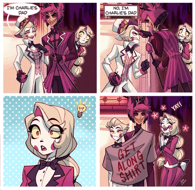 Charlie has two dads #HazbinHotel 
