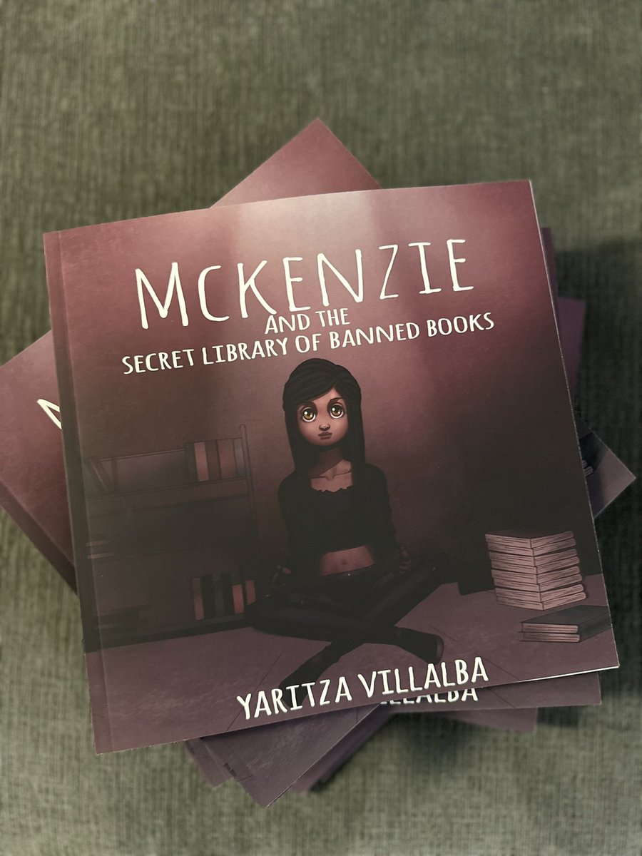 Have you grabbed your copy of “McKenzie and the Secret Library of Banned Books” ? 🔗mckenziesadventures.com/books