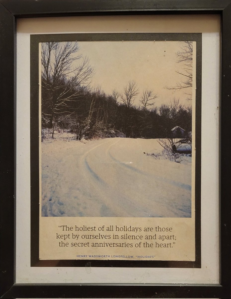 80sSusan's tweet image. This is a magazine clipping from a year's back issue of @real_simple magazine that I stuck in a cheap frame. Today is an anniversary of my heart. Warren was diagnosed with brain cancer 21 years ago today. At 34 we both lost all naiveness that we had about life. 🤍 #greymatters