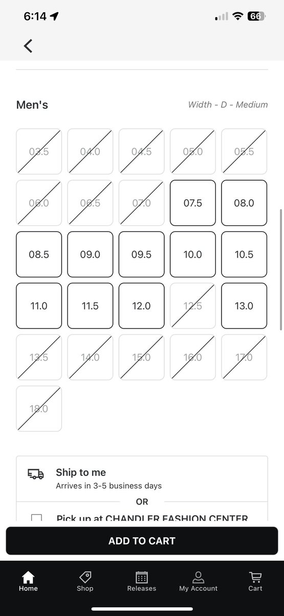 ridiculouscage's tweet photo. Footlocker app is still restocking the Book 1s v2 https://t.co/4joBow5fob