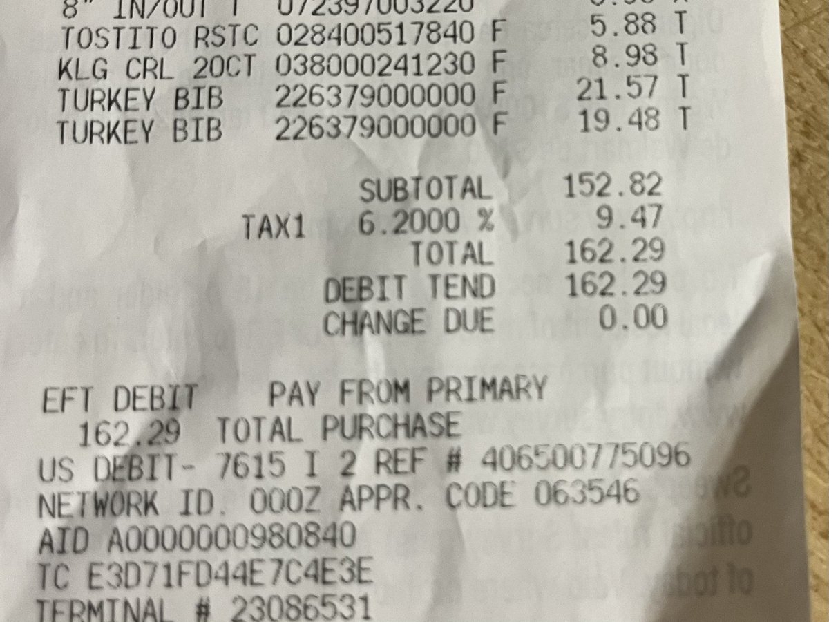 lindseyclouse's tweet photo. @GovKristiNoem why am I still paying taxes on groceries?? https://t.co/OLDWkp1LMs
