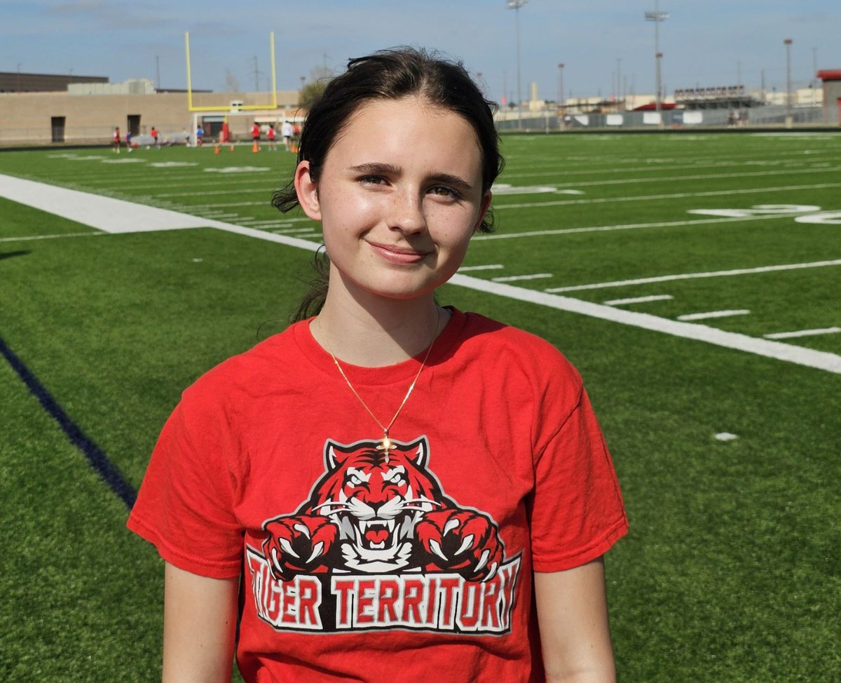 Girls' Sub Varsity Athlete of the week is Mya Bruhn. She competed in the 100m Hurdles and 300m Hurdles and placed 3rd in both!