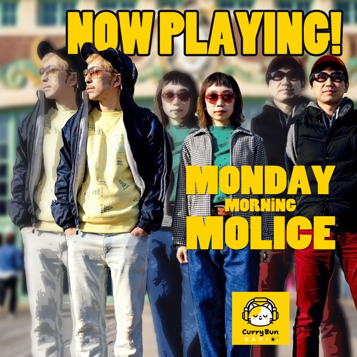 currybun.net/mmm
THIS IS HAPPENING! NOW!

Monday Morning Molice on #CurryBunRadio
Monday at 08:30 & 20:30 EST  (Mon. 22:30 & Tue. 10:30 JST)

#themolice #postpunk #dancecore #jrock