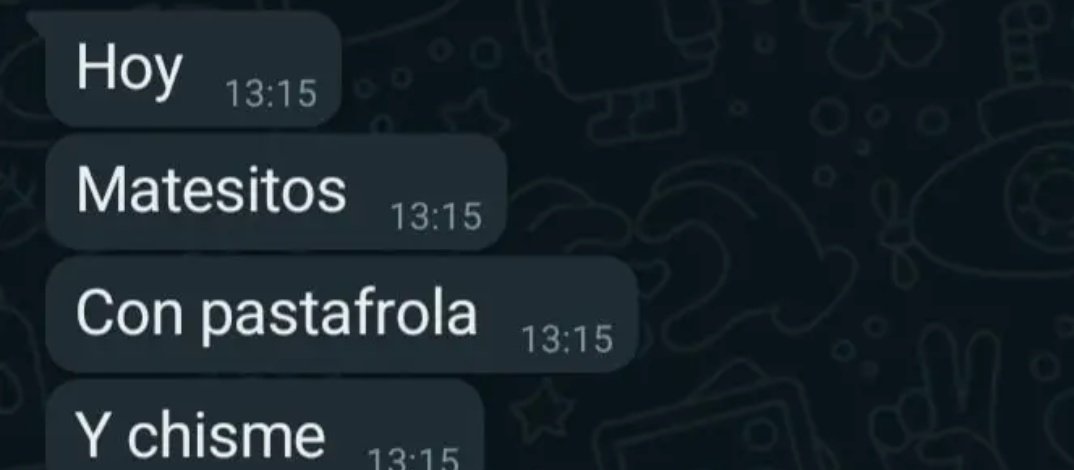 Los mensajes que quiero que me lleguen