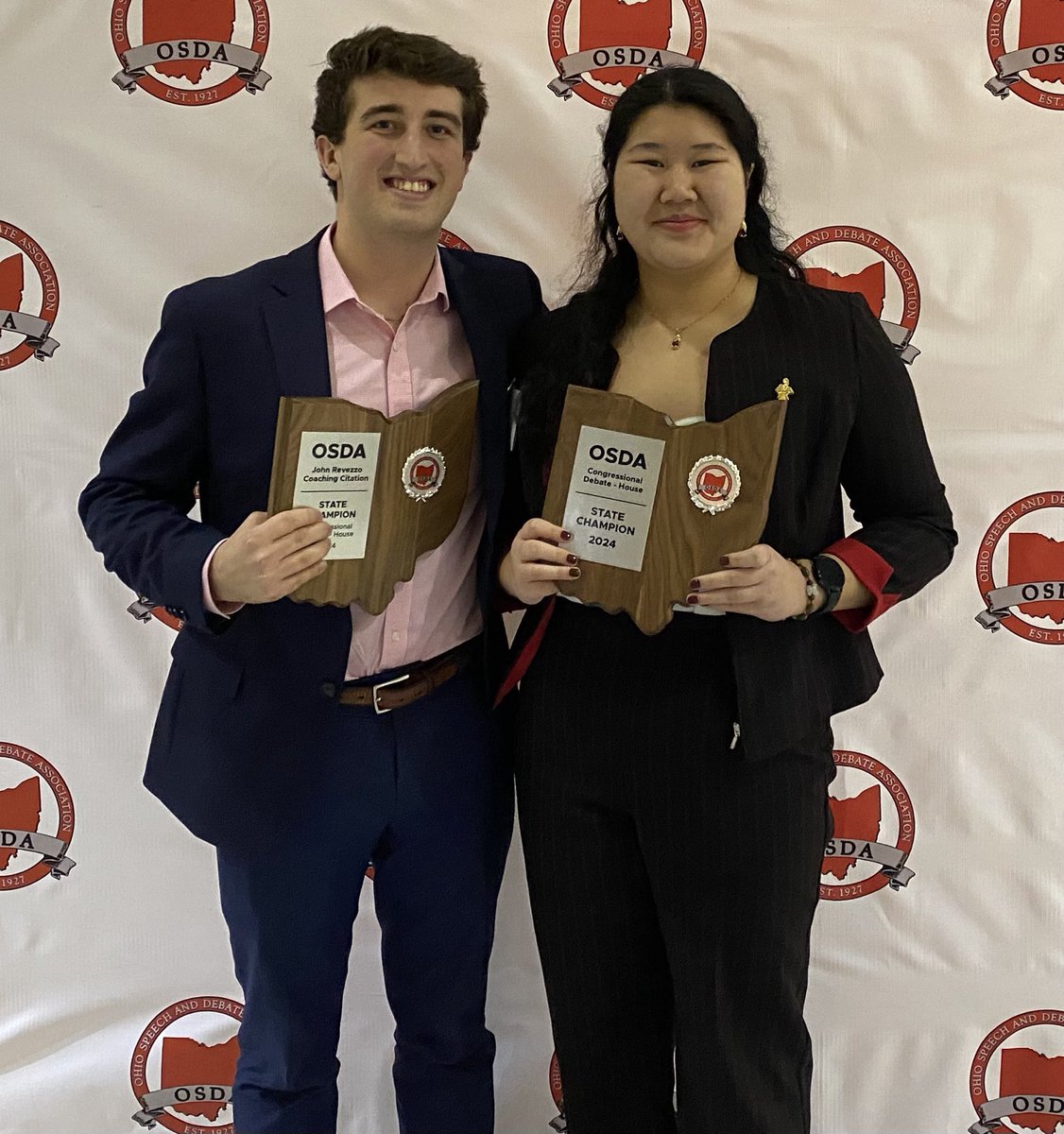 Congressional Debate House State Champ from Dublin Jerome, coached by Robert Duncan &amp; Nadia Keys --- Arwen Zhang (photo by Adam Keating)
