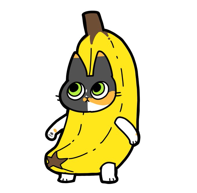 「banana standing」 illustration images(Latest)