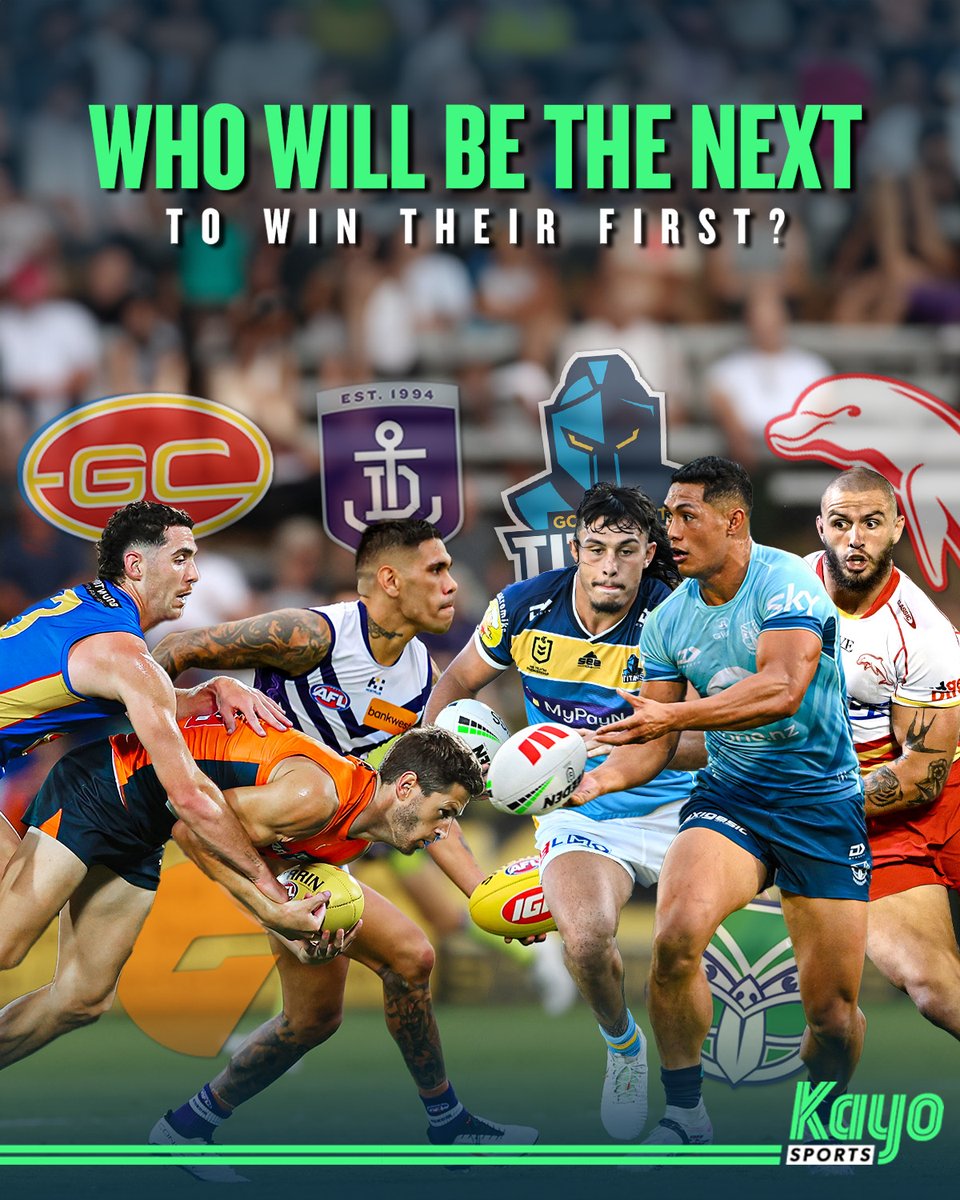 Imagine you've got $1 million riding on it – which team gets your vote as the next Premiers?💰🏆 At last, both codes are back! Catch every game of every round, live and ad-break free on Kayo. #AFL #NRL