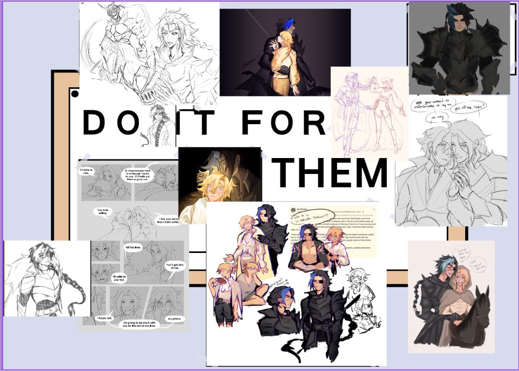 💛🖤EZKAYN ROYALTY AU, AN ONGOING MASTERTHREAD: the fics and art all linked below 🫡