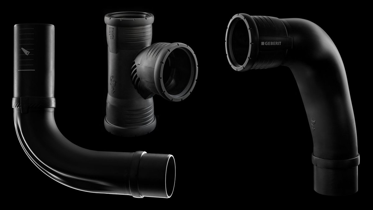 The latest innovation 🔎 - The new Geberit Silent-Pro SuperTube is the hydraulically optimised, space-saving system drainage system by Geberit. Check it out #Pipe #Fitting #Geberit