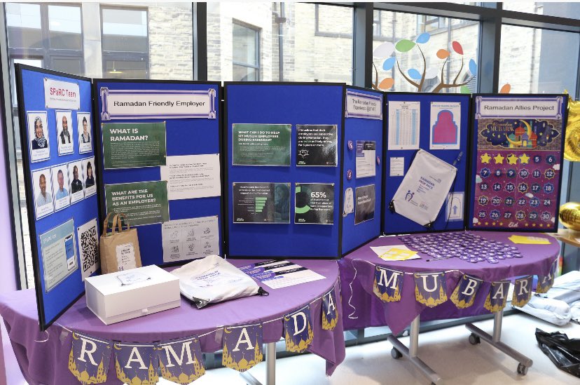 Visit our Ramadan Roadshow on the main concourse @BTHFT today 12-2pm your 1 stop shop for everything you need to make sure you are Ramadan ready.Recruiting Ramadan Allies,live demos of how to set up your pop-up prayer facility for the 30 days of #Ramadan @Mel_Pickup @NHSMuslimNet