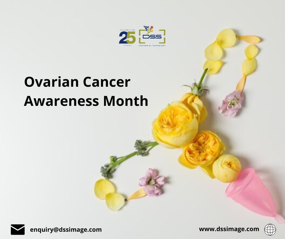 DSSImagetech's tweet image. March is Ovarian Cancer Awareness Month, a time to shine a light on the silent killer affecting thousands of women worldwide.   Ovarian cancer is when abnormal cells in the ovary begin to multiply out of control and form a tumour. 

 #dssimage #inspiredbytechnology #OvariaCancer