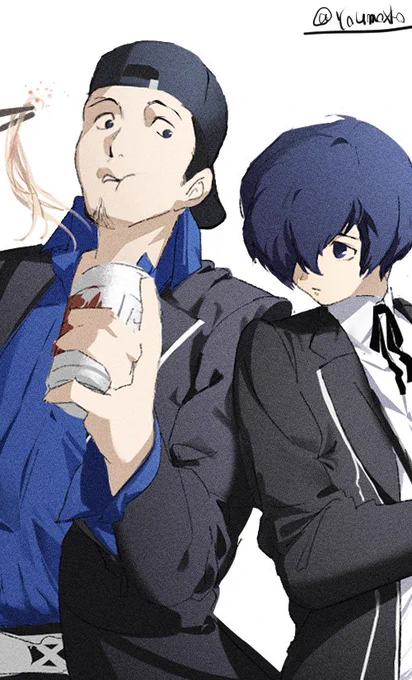 最近の絵ダンジョン飯センシとチルチャック 迷宮探索展の衣装がかわいいPERSONA3RELOADをちまちま進めてる順平が無印版より柔らかくなっていてうれしいねぇ。寮でもぐもぐしている所を、じっっっと見つめちゃった青髭フォーマシー×主人公……アリじゃないか 