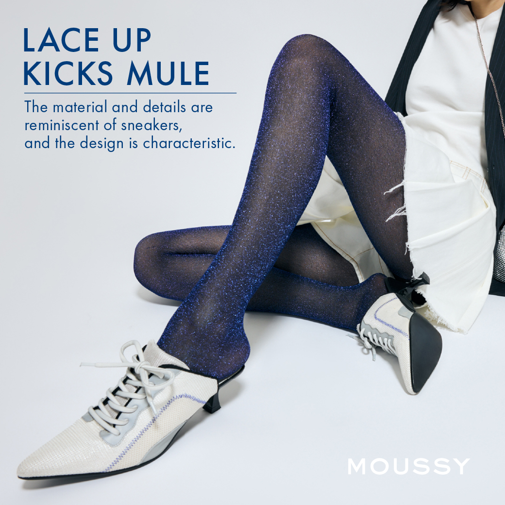 MOUSSY / LACE UP KICKS ミュール