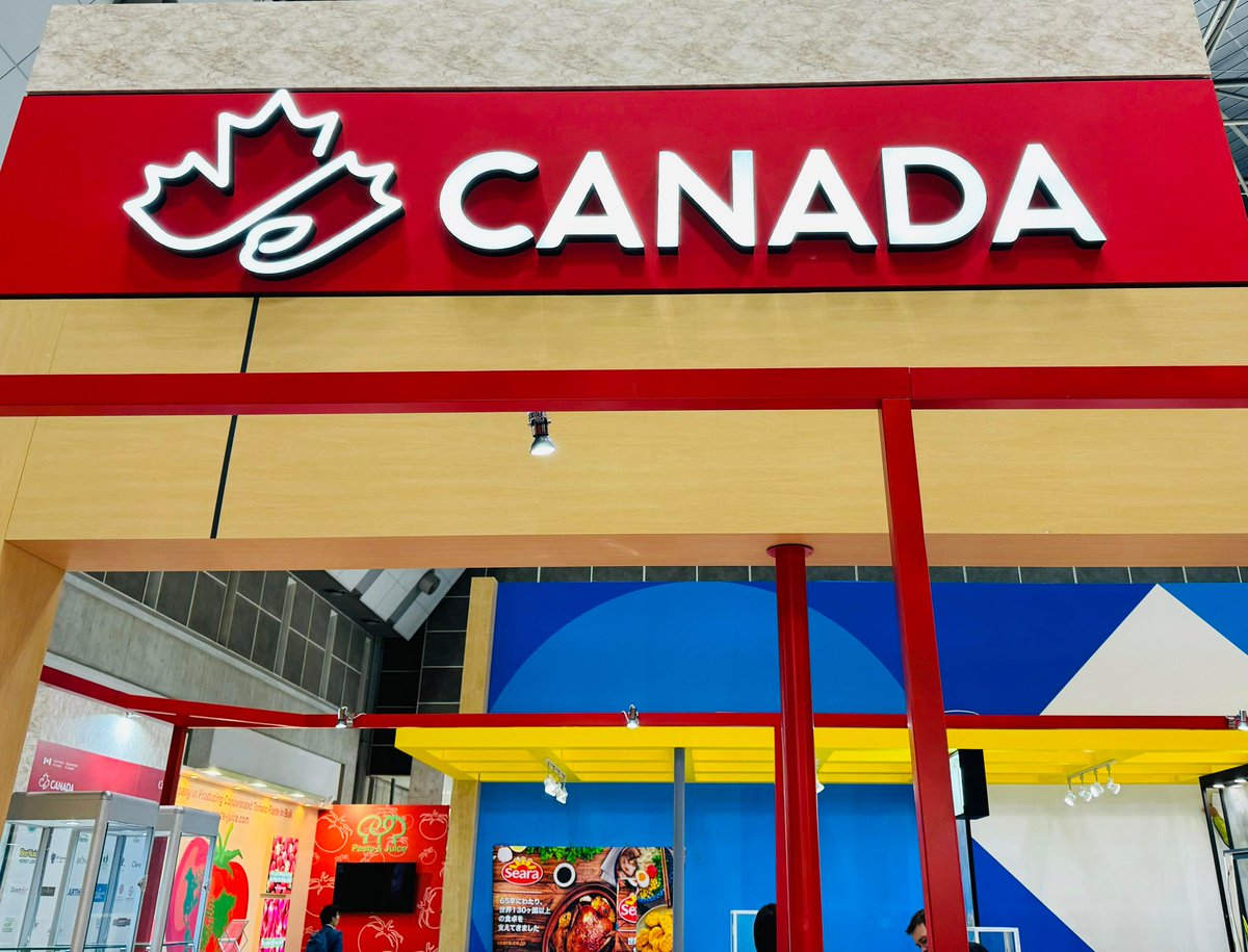 AmbCanJapon's tweet photo. 🇨🇦 est de retour à #FoodexJapan!
Nous sommes fiers de présenter plus de 50 fournisseurs de haute qualité de #AgCdn offrant de délicieux collations, confiseries, viandes, fruits de mer, fruits et boissons.
Visitez notre pavillon au Hall 4, E4-C09!
@AAC_Canada @CommerceCanada https://t.co/xrAf54yPQD