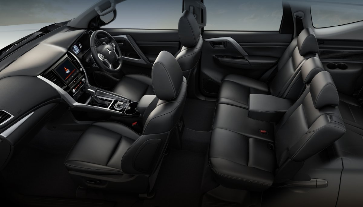 The Pajero Sport offers you superior comfort for long journeys ahead,  making it the ultimate family-SUV. 🚙 😉 With its luxurious leather interior  the Pajero Sport takes comfort and space to the, image size:1200x686