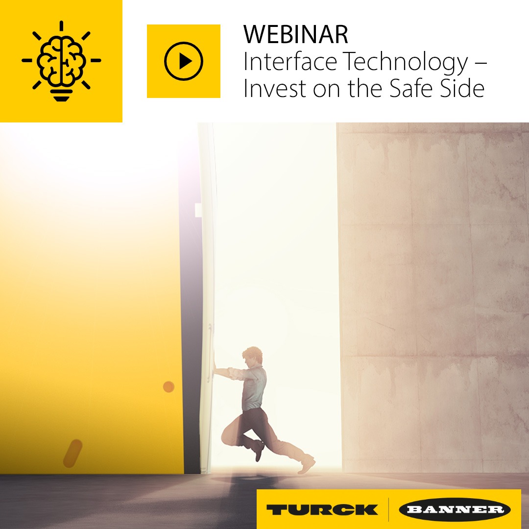 turckbannerSA's tweet photo. Take your chance!🚀 Dive into the world of #InterfaceTechnology with #Turck. Join our free #webinar "Interface Technology - Invest on the Safe Side" on March 6 - 9:00 am &amp; 3:00 pm (CET). Be quick &amp; get a place now🪑: https://t.co/7UX0SdW7a6

#GlobalAutomationPartner #TechTalk https://t.co/Ux8WPbWoW4