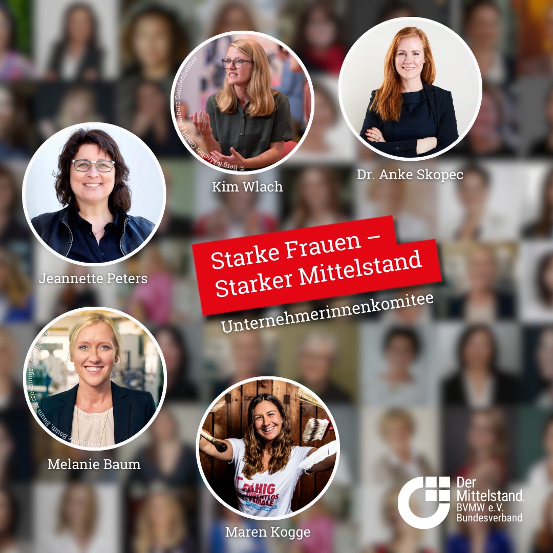 Neues Unternehmerinnenkomitee des #BVMW setzt sich für mehr #Chancengleichheit &amp; Sichtbarkeit von #FrauenImMittelstand ein! 💪 Wir freuen uns, Ihnen die Komiteemitglieder am #ZTM2024 vorstellen zu dürfen!

Erfahren Sie mehr übe die Ziele des Komitees 👉 bvmw.info/unternehmerinn…