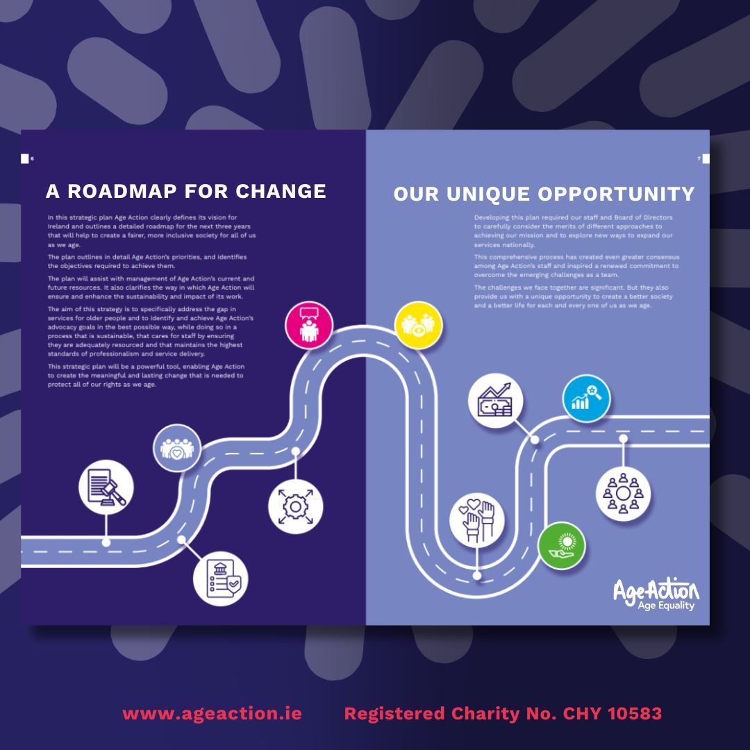 🚀 Our Strategic Plan 2024-2026 launched with a bang in January! Missed the highlights? Dive into our roadmap for empowering older people across Ireland. 📖💡 Check it out here: buff.ly/3V3TKKO #AgeAction #StrategicPlan2024