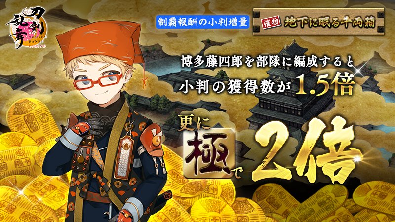 刀剣乱舞ONLINE【運営】 on X: 