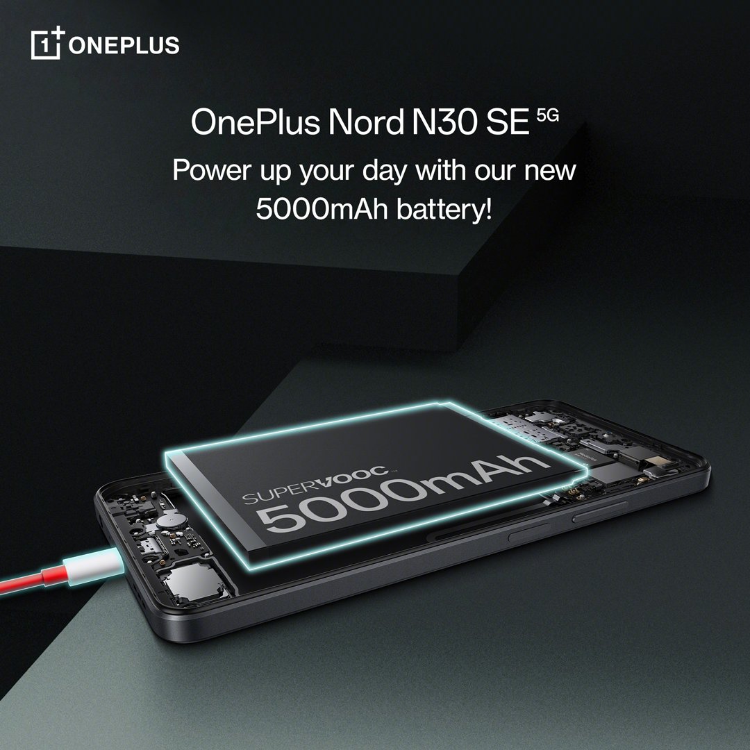 Never let low battery slow you down again. 💪 

#OnePlusNordN30SE