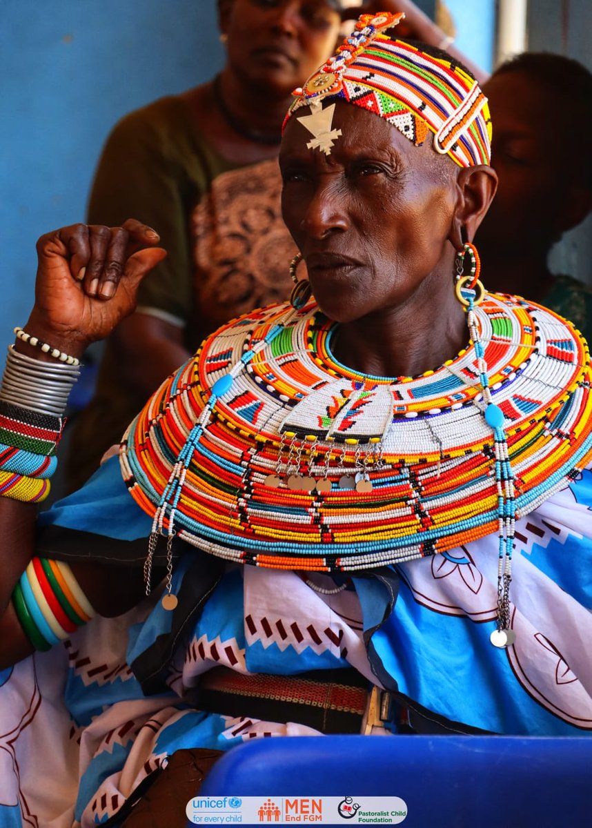 We trained community surveillance members and equipping them with the knowledge and skills to effectively protect and respond to the needs of girls and women at risk of female genital mutilation and gender based violence. @UNICEFKenya @MenEndFGM @KenyaChildFund