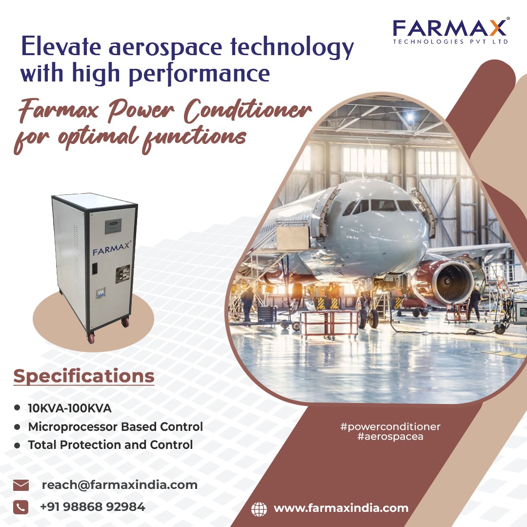 Elevate Aerospace Technology with High Performance Farmax Power Conditioner for Optimal Functions
#farmax #powerconditioner #Voltage #voltagestabilizer #voltageregulator #powersupply #electricalprotection #powerprotection #Aerospace
