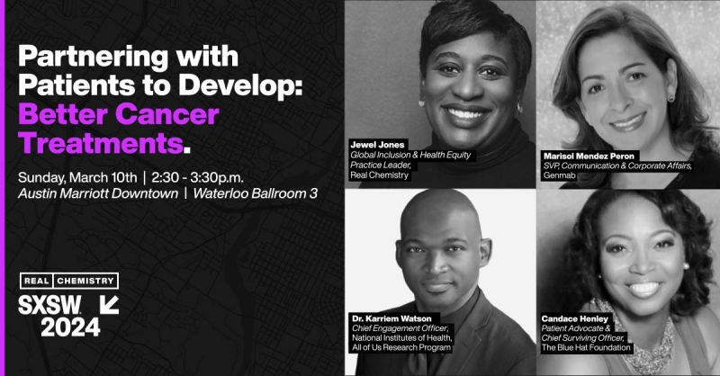 Words can't express how delighted I am to be on this panel at #SXSW2024. Access to innovative treatments like mRNA, equity, AI technology, cultural competency, patients as partners, and much more. Join the discussion #PatientCare #EquityinTreatment
bit.ly/49kbcit