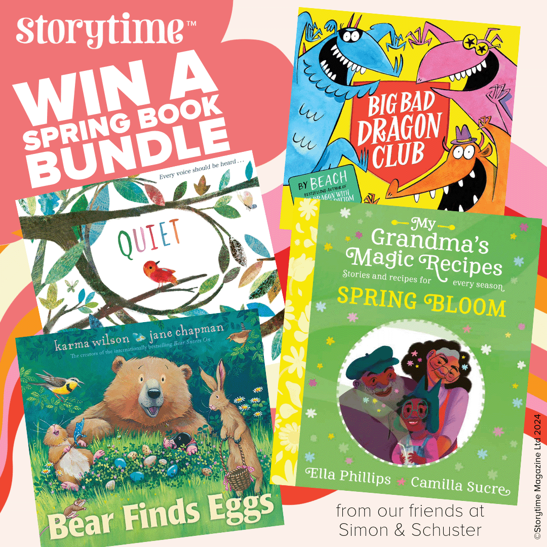 GIVEAWAY! WIN A SPRING BUNDLE by @simonandschuster. We have four sets of picture books that celebrate all the things that make spring a wonderful season.
To enter
FOLLOW @storytimemag
LIKE &amp; SHARE post
TAG friends
Closes 11.59pm 31/5/24 UK only 
T&amp;C's bit.ly/2Y29d33